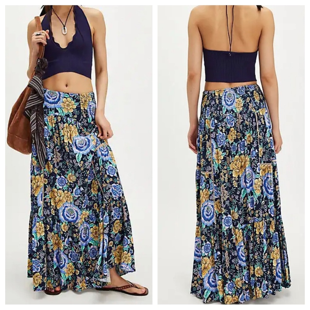 Spell x Free People Full Bloom Maxi Skirt | EXTRA SMALL NWT
